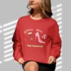 Espresso Heels & High Standards Sweatshirt Red – Gildan 18000