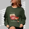 In a Jam? sweatshirt with strawberry jam design on Gildan 18000 - Forest Green