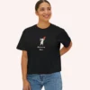 Delivering Love Tee with floral bouquet graphic on Comfort Colors 3023 - Black