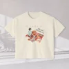 Queen of Picnic Blankets Tee with picnic girl illustration on Comfort Colors 3023 - Ivory Flatlay