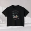 This Feels Like Forever Tee with picnic couple illustration on Comfort Colors 3023 - Black Flatlay