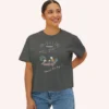 This Feels Like Forever Tee with picnic couple illustration on Comfort Colors 3023 - Pepper