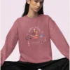 Stolen Hearts Parisian Style Comfort Colors sweatshirt – romantic French graphic crewneck by Bhoomkins - Crimson