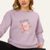 Collecting quiet Joys Comfort Colors graphic sweatshirt by Bhoomkins - Orchid