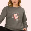 Collecting quiet Joys Comfort Colors graphic sweatshirt by Bhoomkins - Pepper